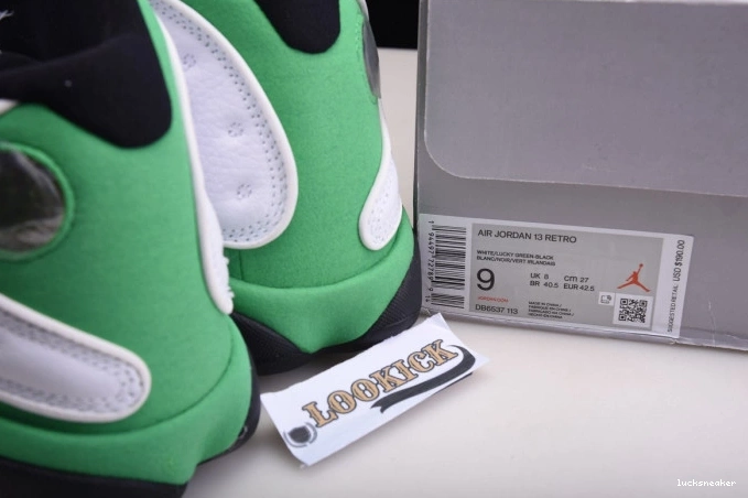 Rep LUCY Lucky DB6537-113 Air Jordan 13 Green 0815